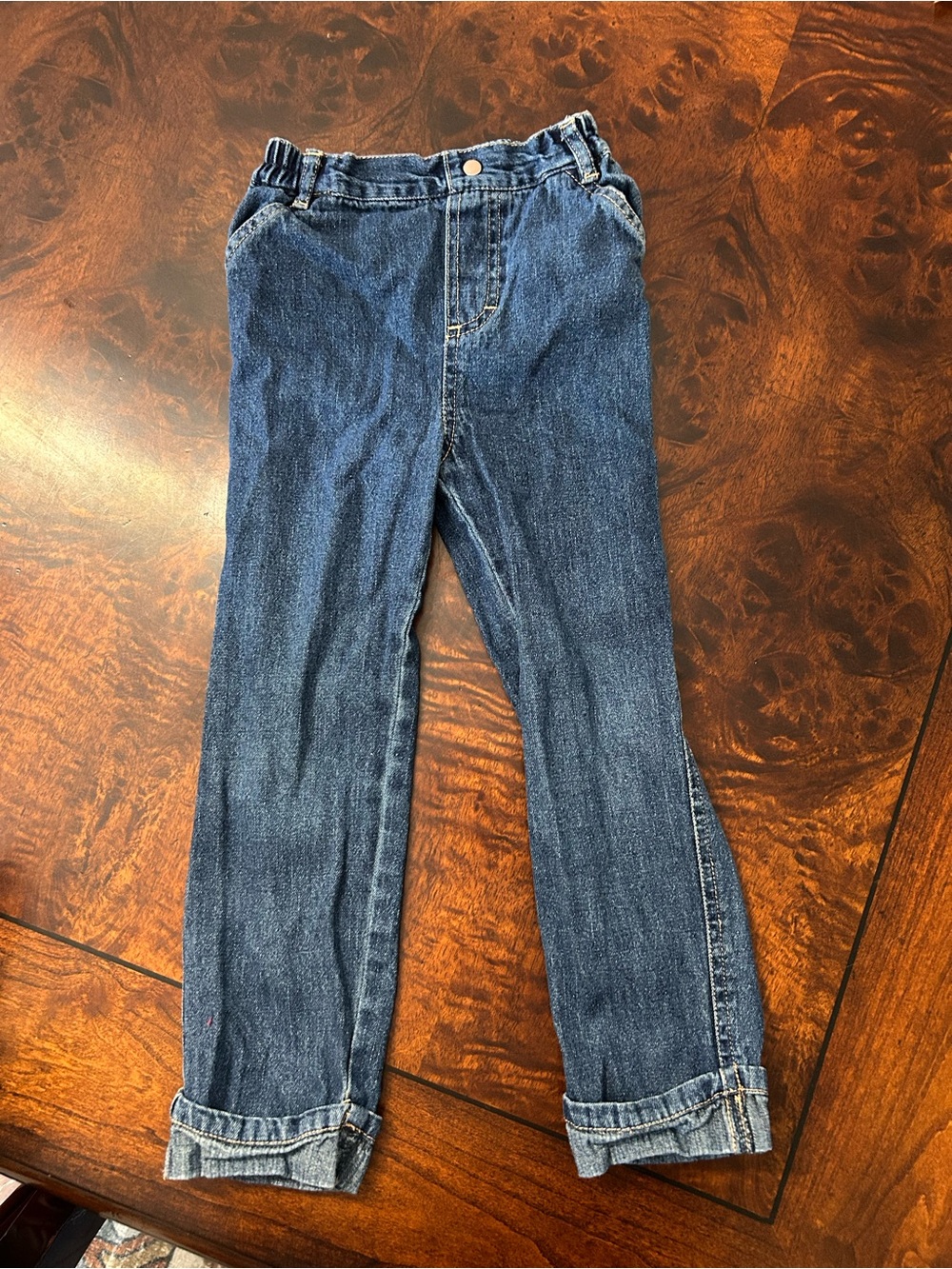 Girls Harley Davidson Jeans Size 4T Pink Stitching